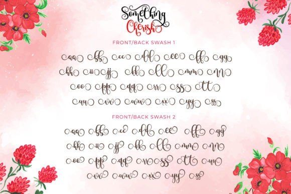 Something Cherish Font Poster 12