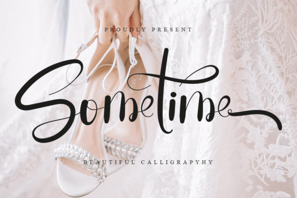 Sometime Font Poster 1