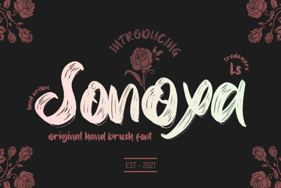 Sonoxa Font Poster 1