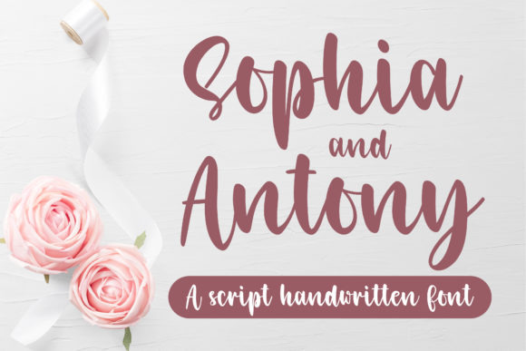 Sophia and Antony Font Poster 1