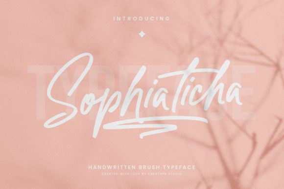 Sophiaticha Font Poster 1
