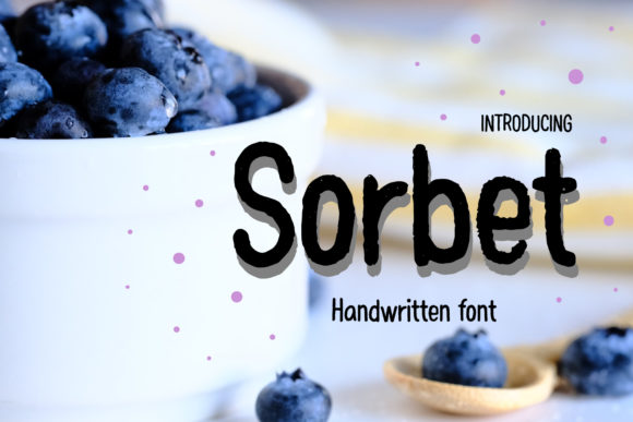 Sorbet Font Poster 1