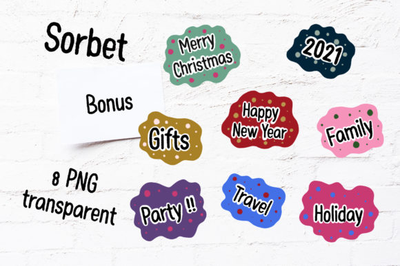 Sorbet Font Poster 8