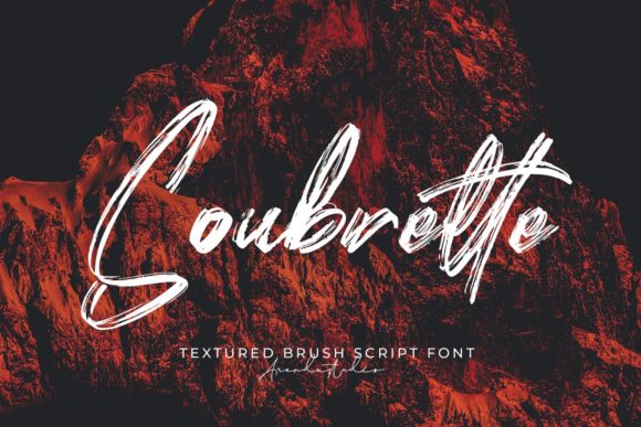 Soubrette Font Poster 1