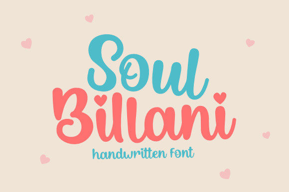 Soul Billani Font Poster 1