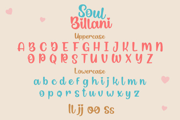 Soul Billani Font Poster 6