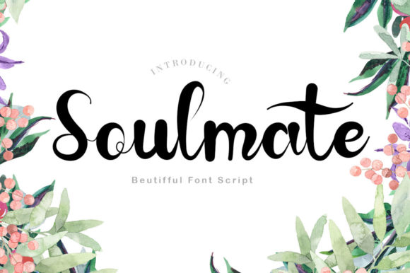 Soulmate Font Poster 1