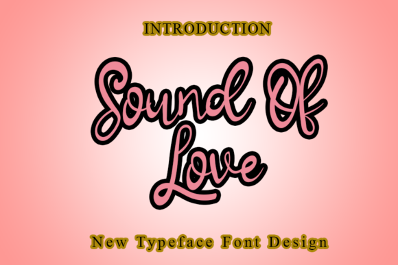 Sound of Love Font Poster 1