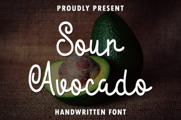 Sour Avocado Font Poster 1