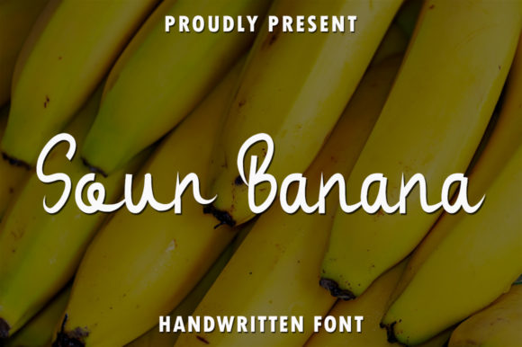 Sour Banana Font Poster 1
