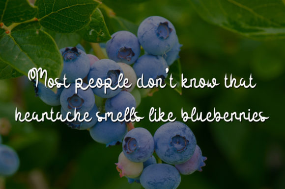 Sour Blueberry Font Poster 4