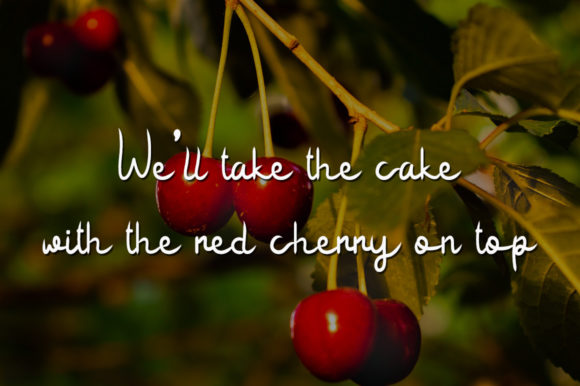 Sour Cherry Font Poster 3