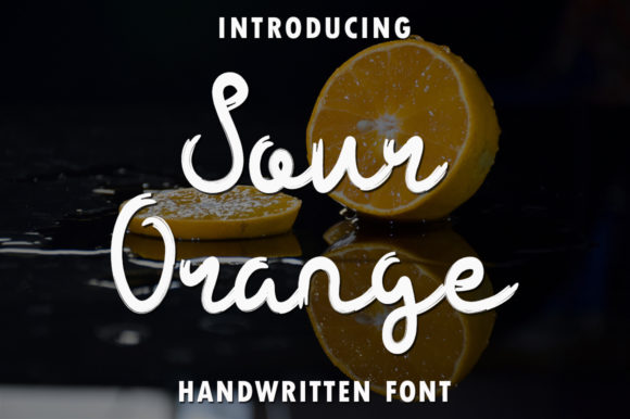 Sour Orange Font Poster 1