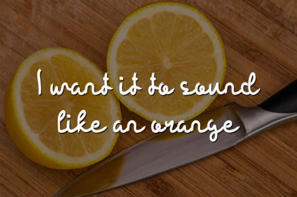 Sour Orange Font Poster 3