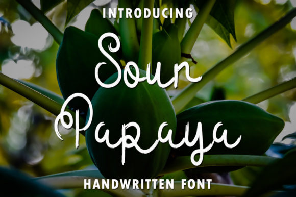 Sour Papaya Font Poster 1