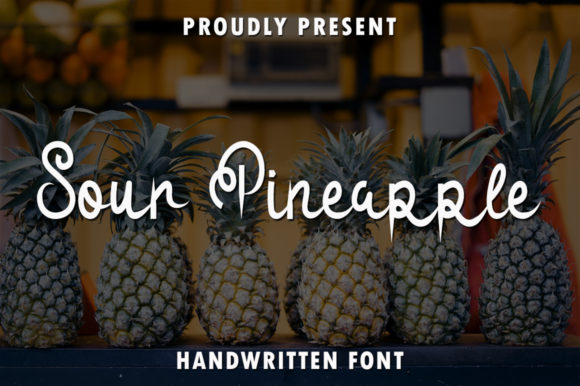 Sour Pineapple Font Poster 1