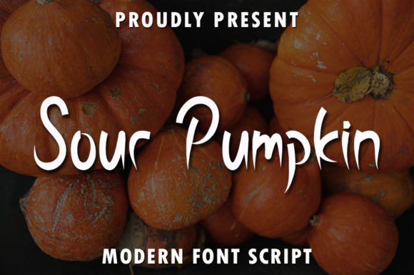 Sour Pumpkin Font Poster 1