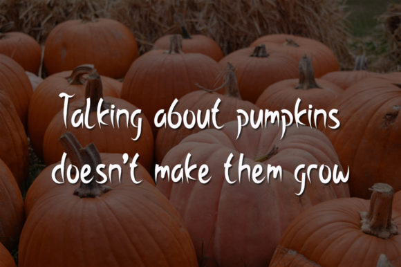 Sour Pumpkin Font Poster 2
