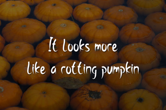 Sour Pumpkin Font Poster 3