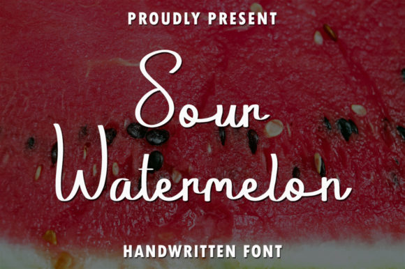 Sour Watermelon Font Poster 1