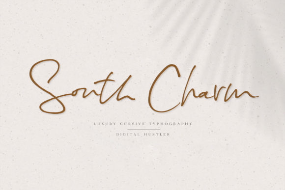 South Charm Font Poster 1
