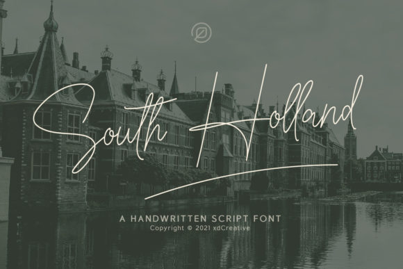 South Holland Font Poster 1