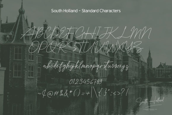 South Holland Font Poster 11