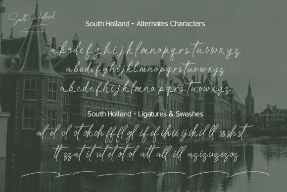 South Holland Font Poster 12