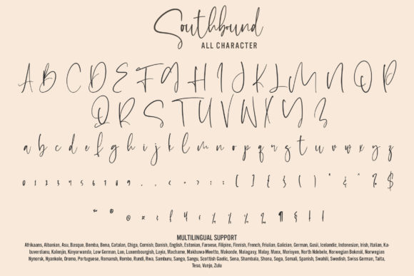Southbound Font Poster 11