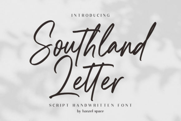 Southland Letter Font Poster 1