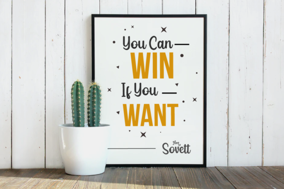 Sovett Font Poster 6