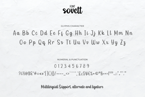 Sovett Font Poster 10