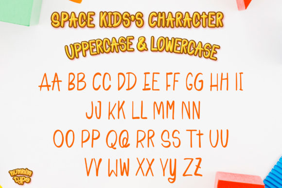 Space Kids Font Poster 2