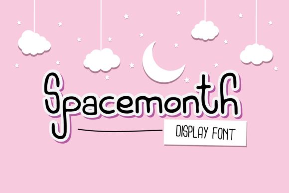 Spacemonth Font Poster 1
