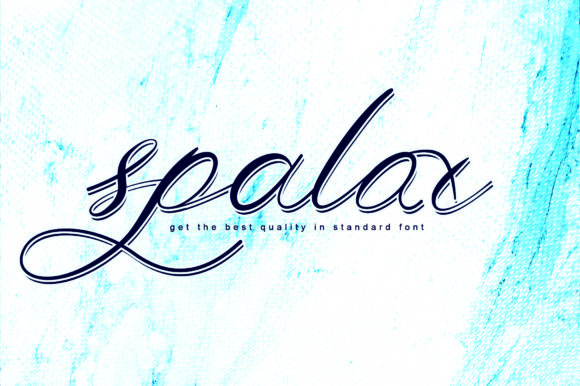 Spalox Font Poster 1