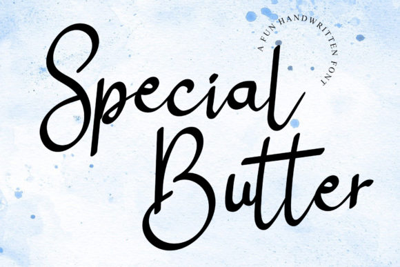 Special Butter Font Poster 1