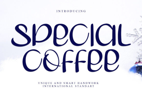 Special Coffee Font Poster 1