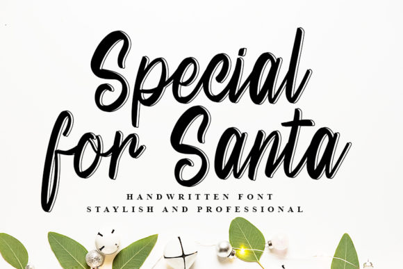Special for Santa Font Poster 1