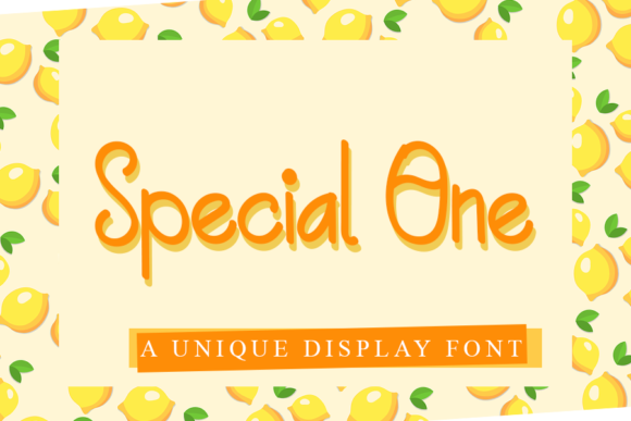Special One Font