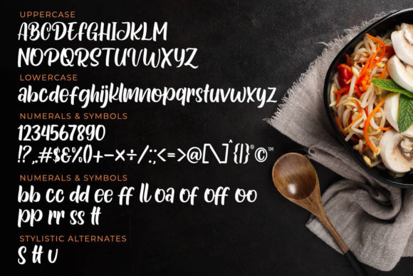 Special Ramen Font Poster 5