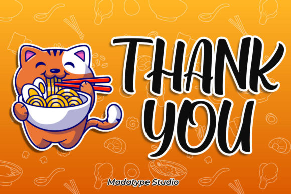 Special Ramen Font Poster 6
