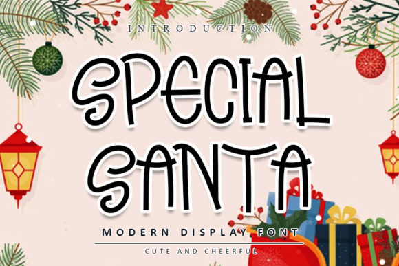 Special Santa Font Poster 1