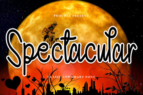 Spectacular Font Poster 1