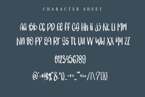 Speechless in Winter Font Poster 3