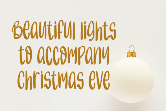 Speechless in Winter Font Poster 4