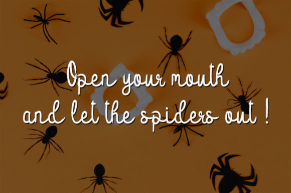 Spider House Font Poster 3