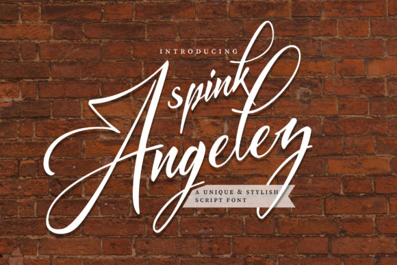 Spink Angelez Font Poster 1