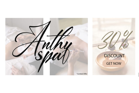 Spink Angelez Font Poster 3