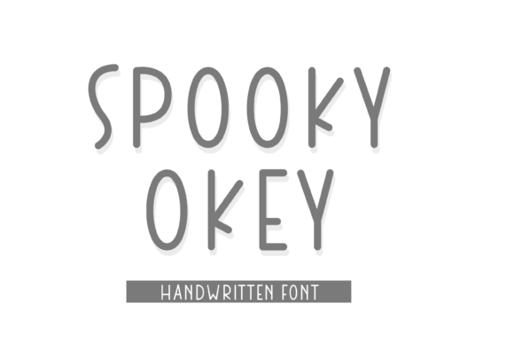 Spooky Okey Font Poster 1