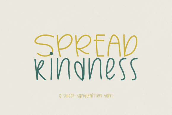Spread Kindness Font Poster 1